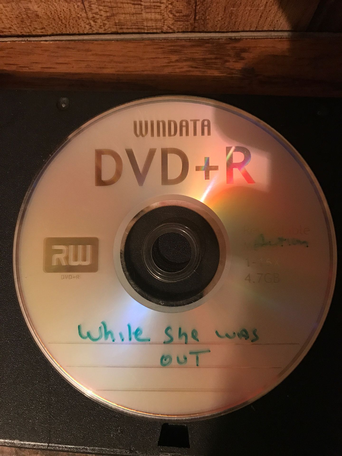 While she was out dvd