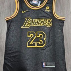 LOS ANGELES LAKERS STITCHED BASKETBALL JERSEY