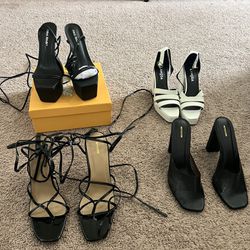 ( Size 8 ) Women’s Heels Bundle — 4 Shoes 