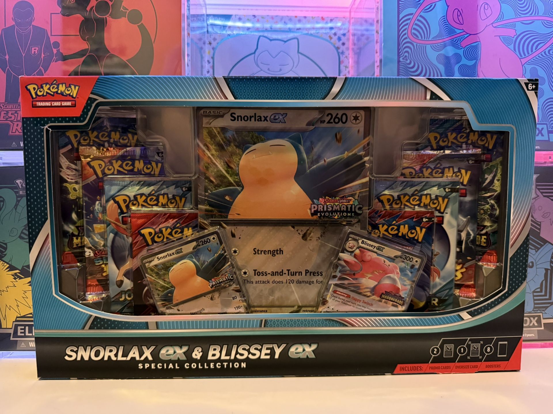Pokémon Snorlax EX & Blissey EX special collection box