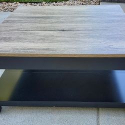 Ameriwood Home Ground Wood Grain Coffee Table