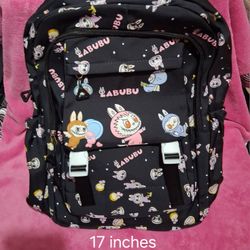 Labubu Backpack 17 Inches 