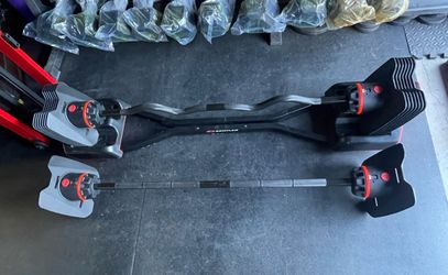 BowFlex SelectTech 2080 Barbell and Curl Bar…. Home Gym Fitness… $350 Price Is Firm!!!