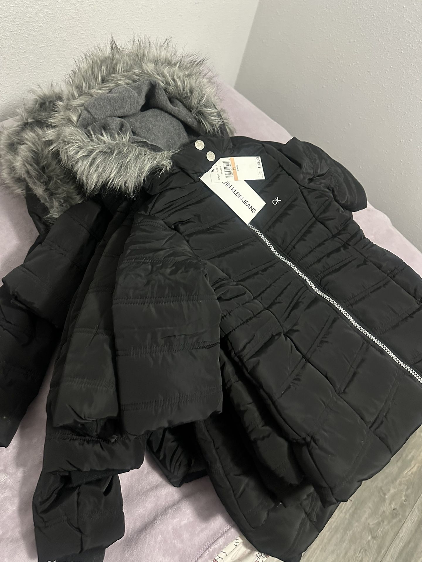 Calvin Klein Fur Jackets Kids