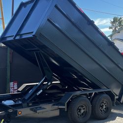 Scissor Lift Dump Trailer 