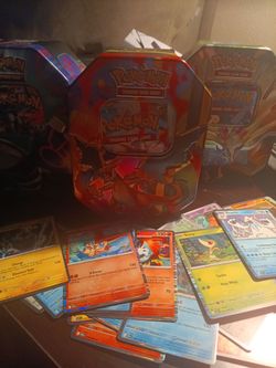 Pokemon Tin filled with 200 cards