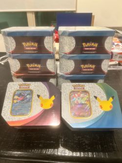 Pokémon 30th celebration tins