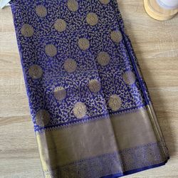 Blue Saree