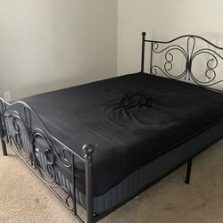 Mattress And Metal Frame 