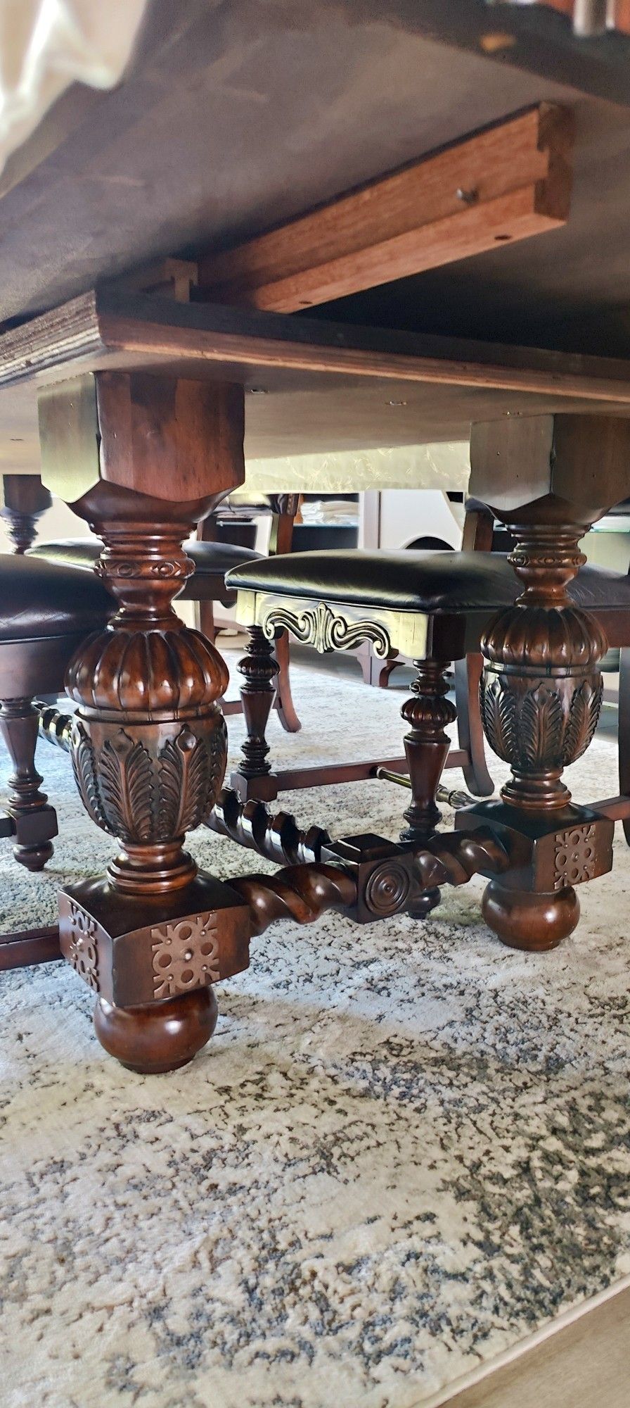 Dining Table w/ 6 Chairs...Solid, Solid Wood!