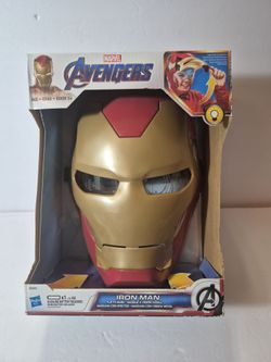 Like-New IRON MAN light up Mask