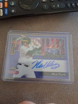 Nick Kurtz  Autographed 5/7  Power Brokers