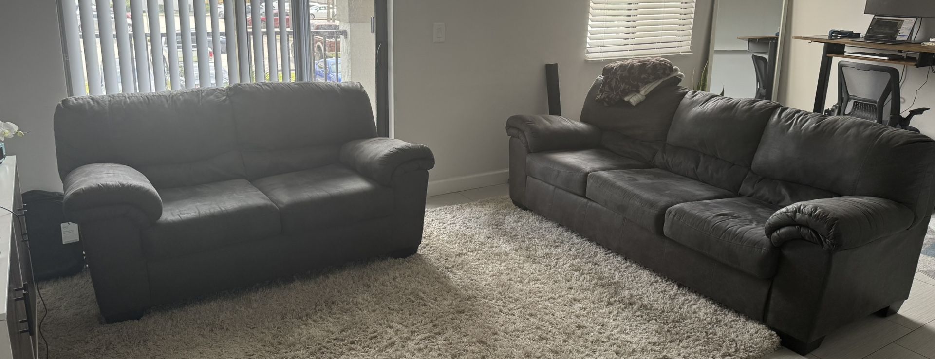 Signature Design Ashley Benton Loveseat & Sofa