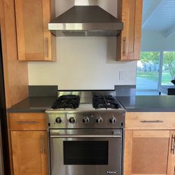 NXR Stainless Steel 30”w Gas Oven – 