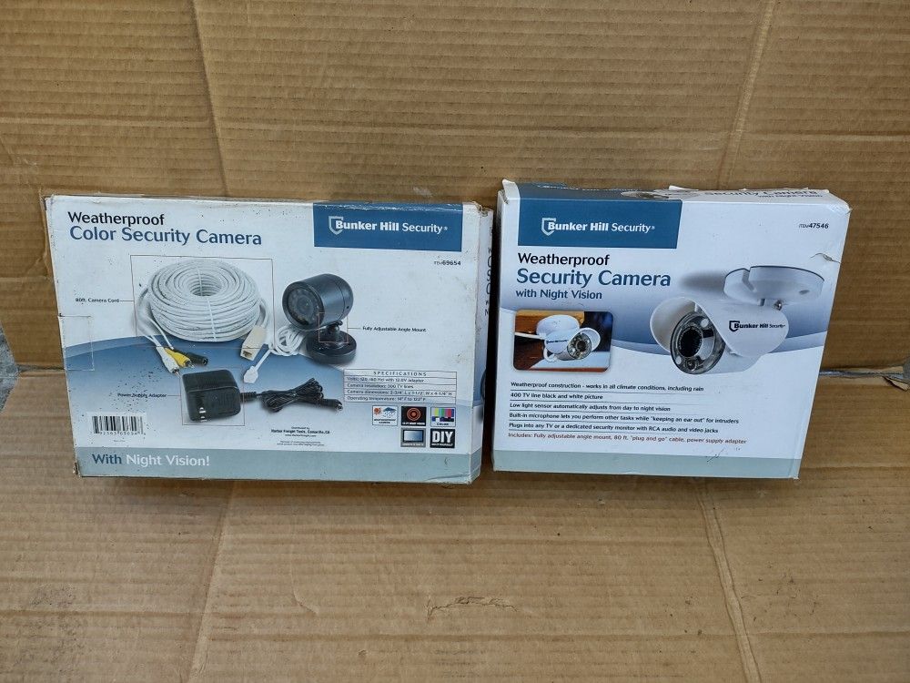 Security Cameras "$30 Each Or $50 For Both"