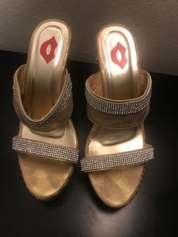 French kiss wedges shoes