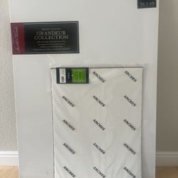 Assorted Canvases and Watercolor Paper. 80.00