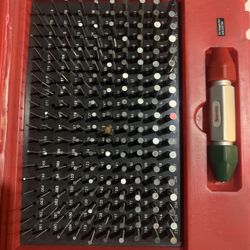 .061-.250 Pin Gage Set, Starrett.
