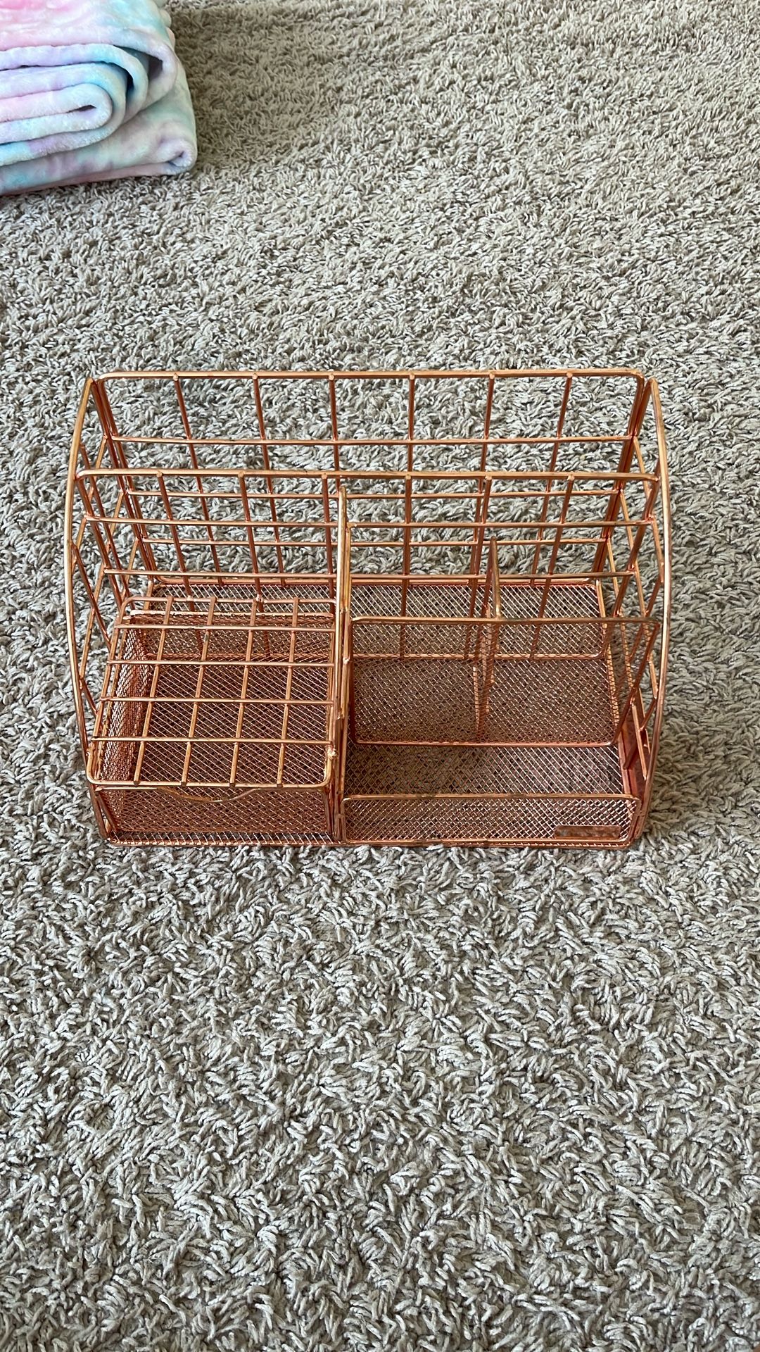 Rose Gold Organizer