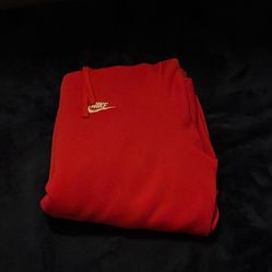 Red NIKE Hoodie