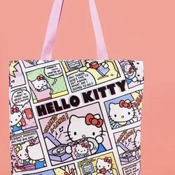 Hello Kitty Canvas Tote Bag