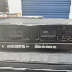 Vintage Optimus 1 Double Dual Stereo Cassette Deck