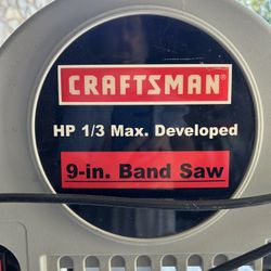 Craftsman 9” Band Saw