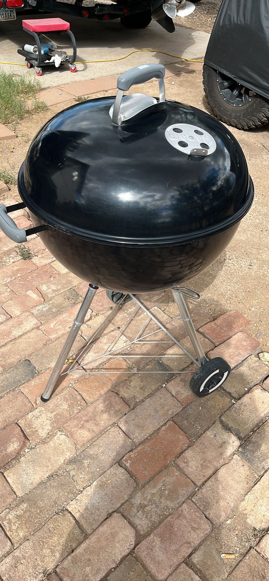 Weber charcoal grill