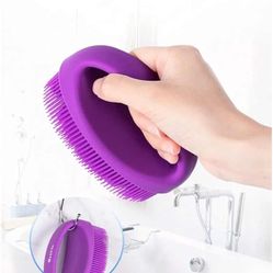 Body Shower Brush 
 Soft Silicone Body Scrubber for Brushing Gentle Exfoliating Bath Cleansing Bath Brush for Men Women Kids All Kind of Skin

AVAILAB