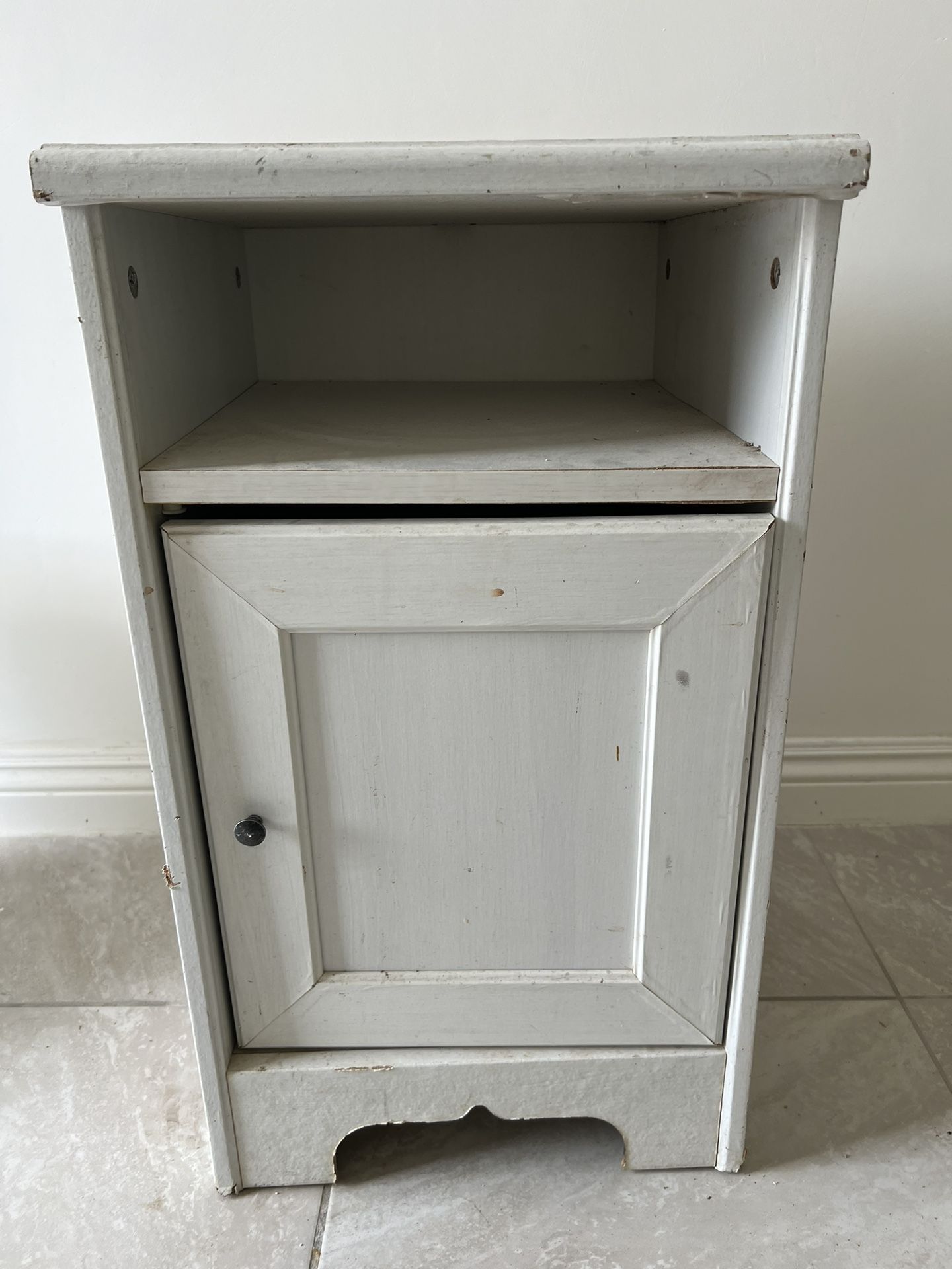 White Cabinet Shelf
