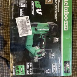 Metabo HPT 18V MultiVolt™ Straight Cordless Finish Nailer Kit, 16 Gauge Finish Nailer, (1) 18V 2.0Ah Lithium Ion Battery w/Fuel Gauge, Accepts Finish 