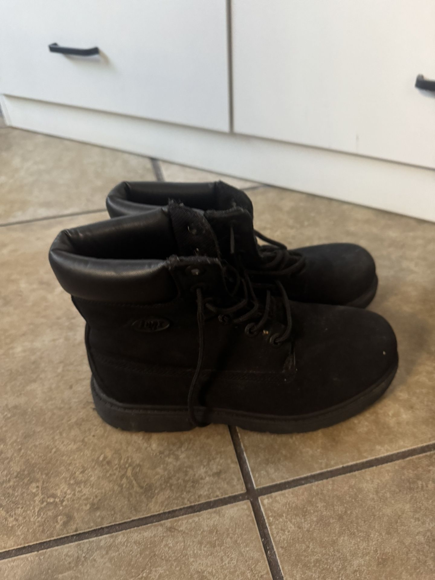 Steel Toe Black Boots