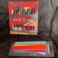 10 Mini OPI Nail Polishes + 3 Nail Files