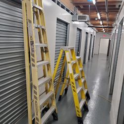Werner Ultrs Pro 8' , 5' And 4' A-frame Ladders (See All The Pictures For More Details) 