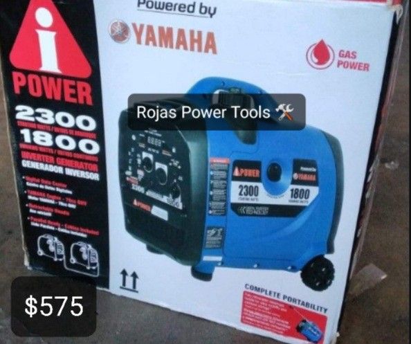 IPOWER 2300-STARTING WATT-1800 RUNNING WATT INVERTER GENERATOR POWERED BY YAMAHA