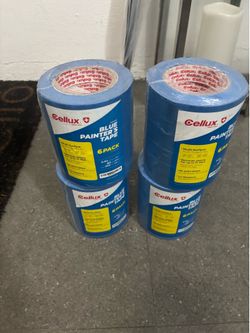 4 Packs of Painters Tape 6 rolls each