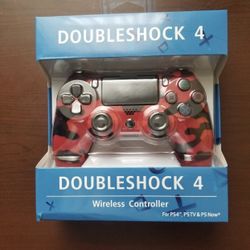 Brand New PS4 Controller Camo Red