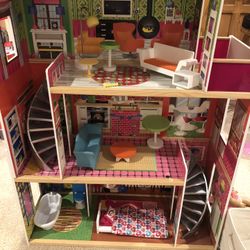 Kidcraft Furnished Doll House 