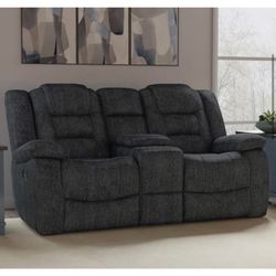 New Double Reclining Glider Loveseat Sofa – $1,152 Retail – Open Box – Delivery Available