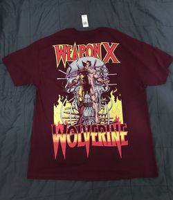 Authentic Brand new never worn With tags Marvel comics weapon X Wolverine men’s large T-shirt
