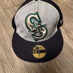 Seattle Mariners New Era Hats Size 7 & 71/8