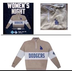 Los Angeles Dodgers Women’s Night Quarter Zip Sweater SGA 4/28/2026 Size XL