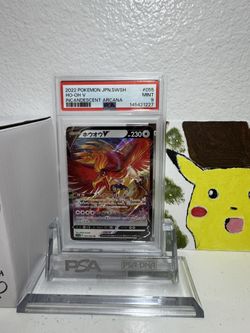 2022 POKEMON JPN SWORD & SHIELD INCANDESCENT ARCANA #055 HO-OH V PSA 9