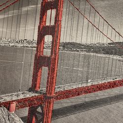 Golden Gate Bridge frame