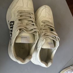 Gucci Rhyton Leather Sneaker (Beige)