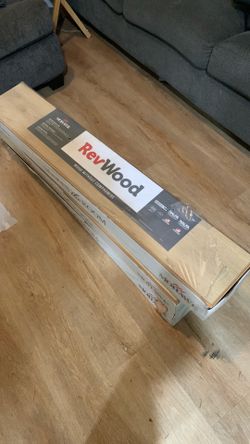 RevWood  mohawk  flooring three packages Sanddune is the color look at picture for measurements