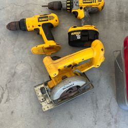 Dewalt Drill And Saw 