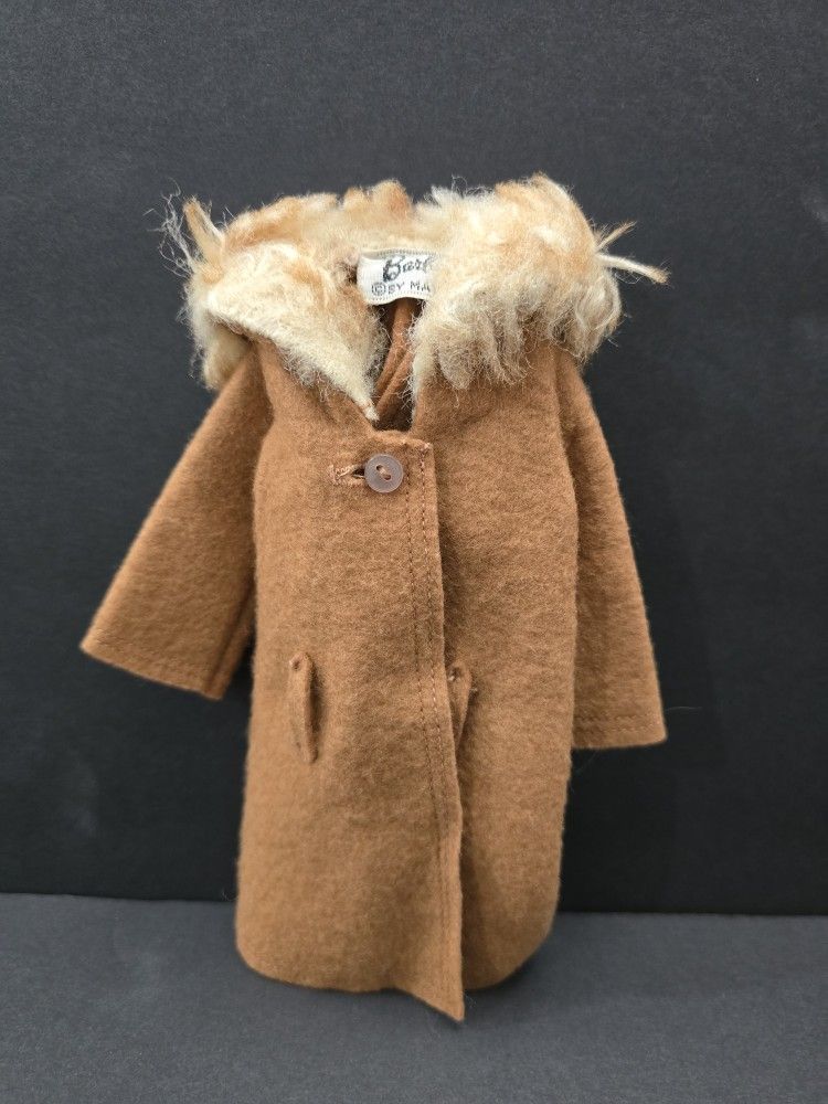 Vintage 1964 BARBIE It's cold Outside Brown Jacket - #819