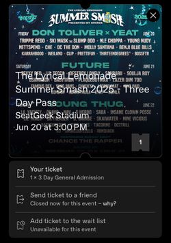 The Lyrical Lemonade Summer Smash 2025 Three Day Pass