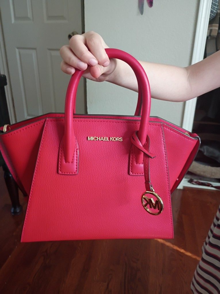 Red Michael Kor Purse